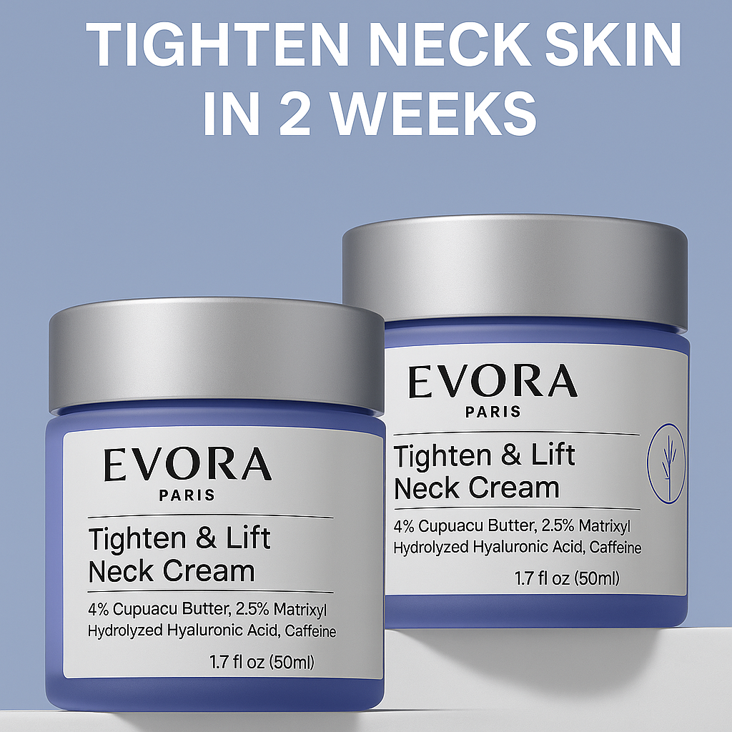 Evora Neck Skin Firming & Tightening Cream Permanent Youthful Skin In 2 Weeks (PACK OF 2)