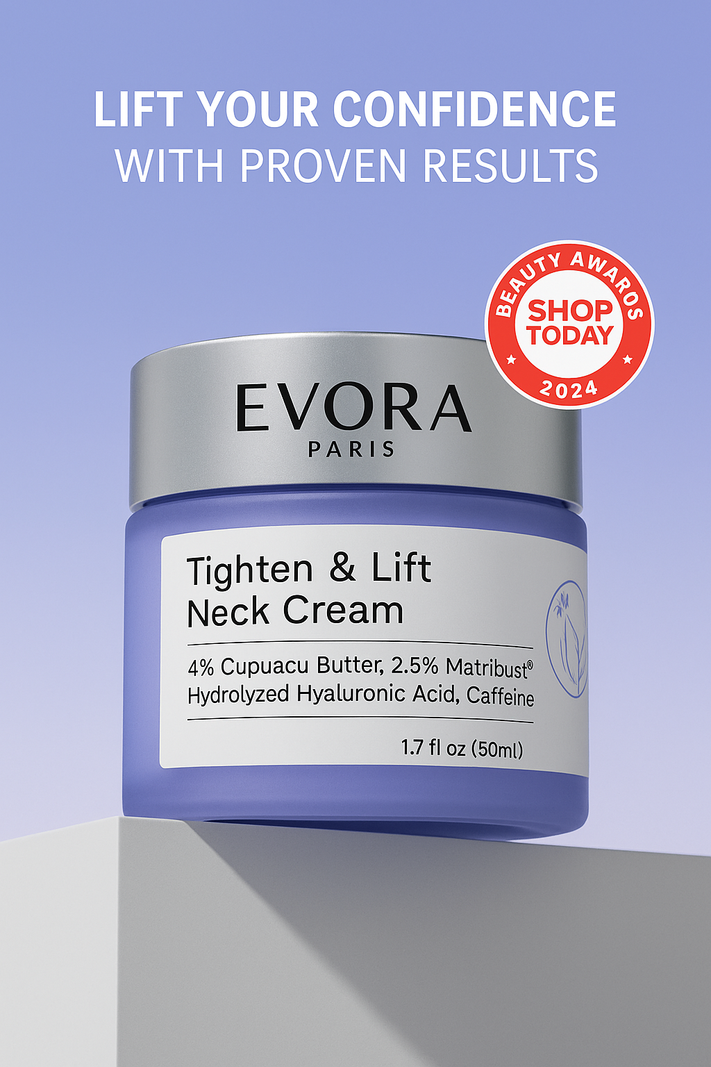 Evora Neck Skin Firming & Tightening Cream Permanent Youthful Skin In 2 Weeks (PACK OF 2)