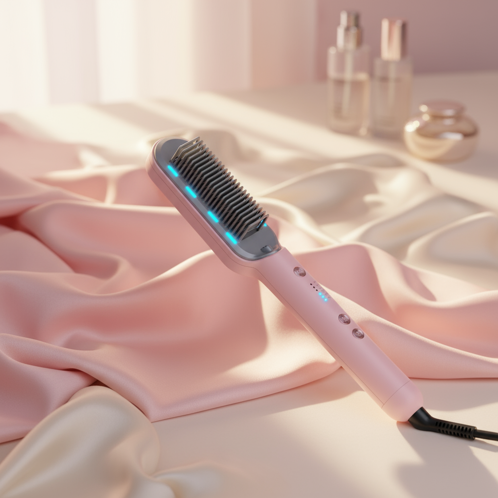 Evora Instant Hair Straightener Brush