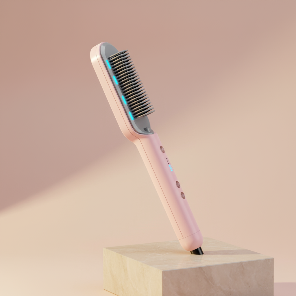 Evora Instant Hair Straightener Brush
