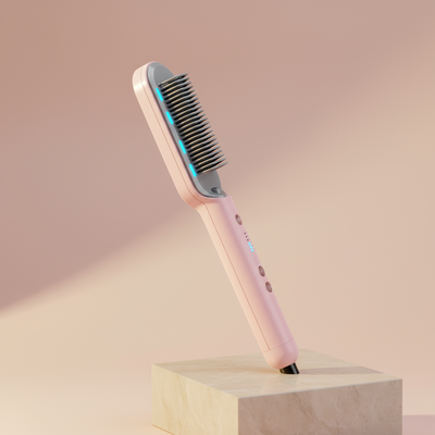 Evora Instant Hair Straightener Brush
