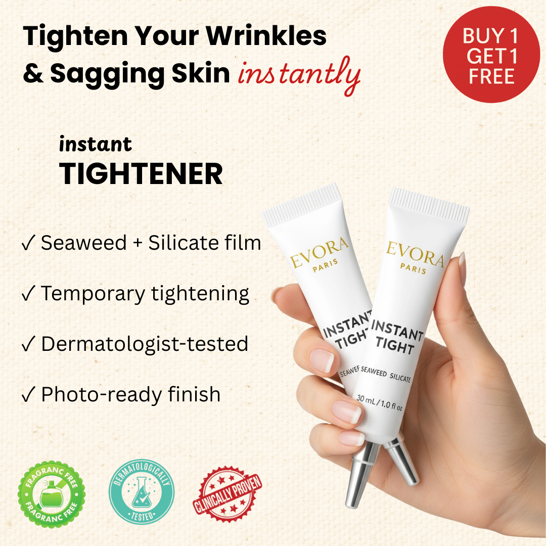 Evora Instant Tight Face Tightening Cream - Eye Bags, Wrinkles & Saggy Skin Removal